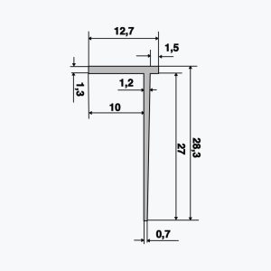 TEMPOLISTEL® B117 Wall stop profile - Image 2
