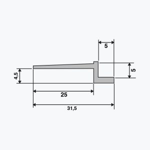 TEMPOLISTEL® A103 Hollow joint profile - Image 2