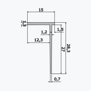 TEMPOLISTEL® A110 Wall stop profile - Image 2