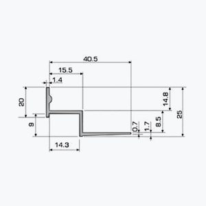 TEMPOLISTEL® A119 W profile false ceiling - Image 2
