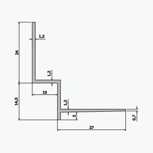 TEMPOLISTEL® A126 w profile for false ceiling - Image 2