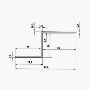 TEMPOLISTEL® A129 Hollow joint profile - Image 2