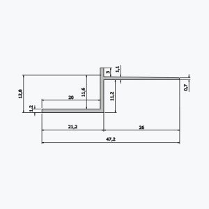 TEMPOLISTEL® A130 Hollow joint profile - Image 2