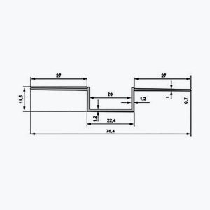 TEMPOLISTEL® A136 Hollow joint profile - Image 2