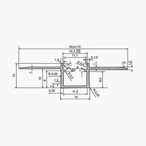 TEMPOLISTEL® A137 Flat LED profile - Image 2