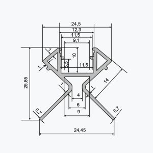 TEMPOLISTEL® A138 Bulkhead led profile - Image 2