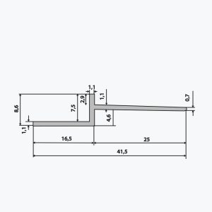 TEMPOLISTEL® B111 Bending hollow joint profile - Image 3