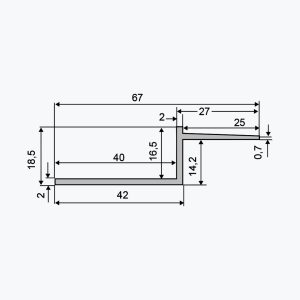 TEMPOLISTEL® B112 Hollow joint profile - Image 2